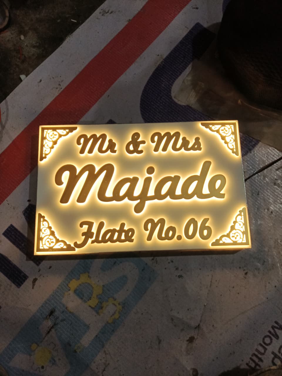 Glow Craft 3D Letters project